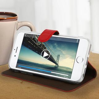 Akashi  Étui cuir iPhone SE 2022,2020,8,7,6S,6 