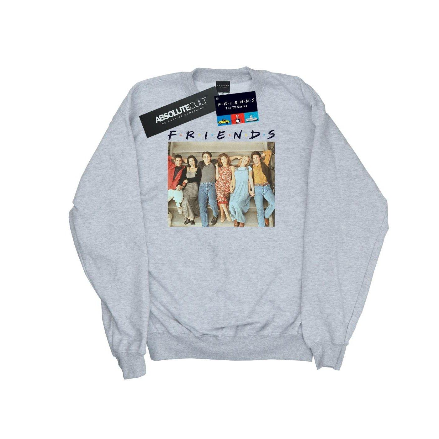Image of Group Photo Stairs Sweatshirt Damen Grau S