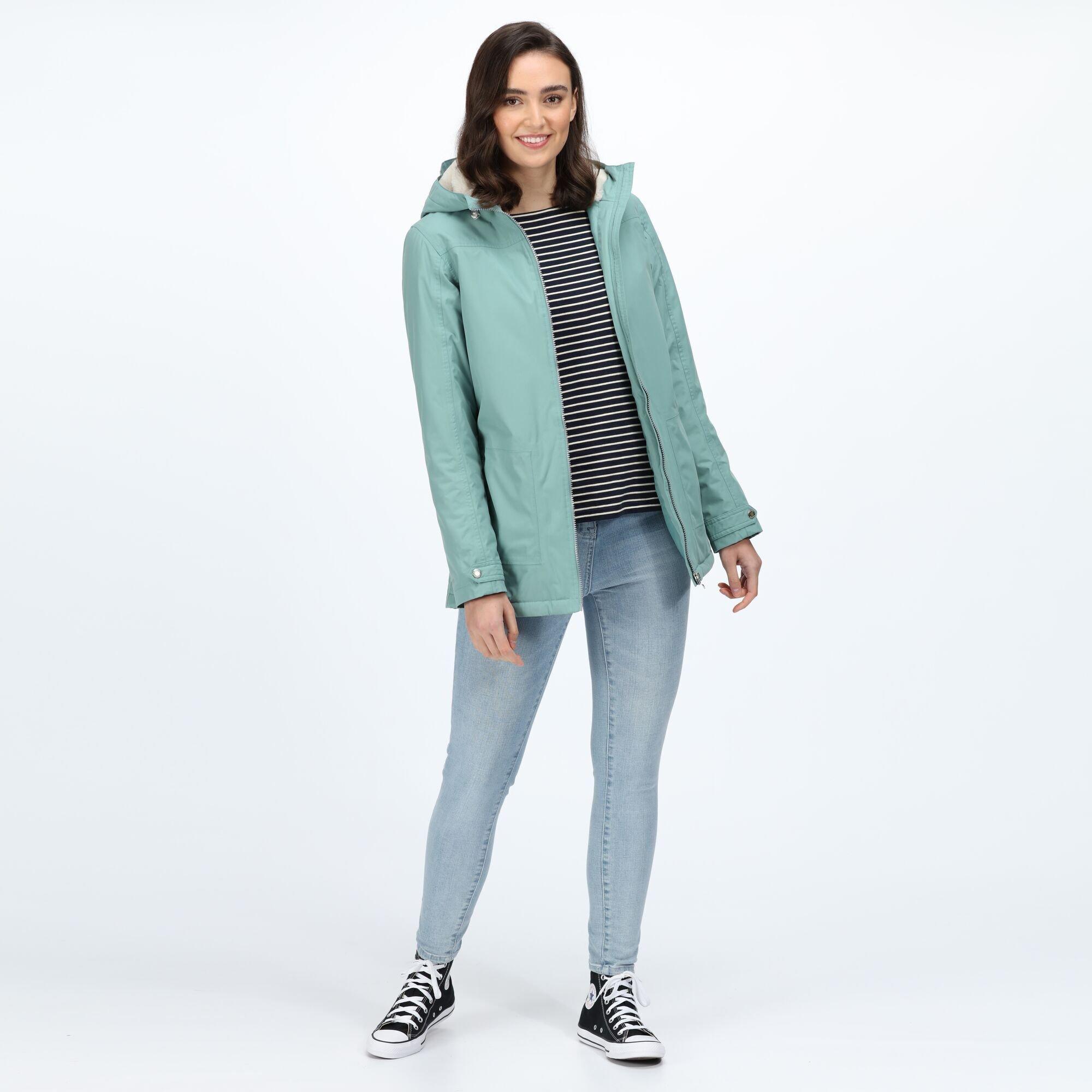 Image of Outdoorjacke Bergonia Ii Mit Kapuze, Wasserfest Damen Ozeangrün 40