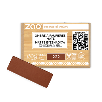 Nachfüllpackung Lidschatten Rechteck Mate - Zertifiziert bio und vegan