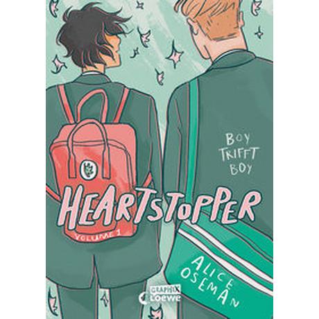 Heartstopper Volume 1 (deutsche Hardcover-Ausgabe) Oseman, Alice; Loewe Graphix (Hrsg.); Oseman, Alice (Illustrationen); Walder, Vanessa (Übersetzung) Gebundene Ausgabe 