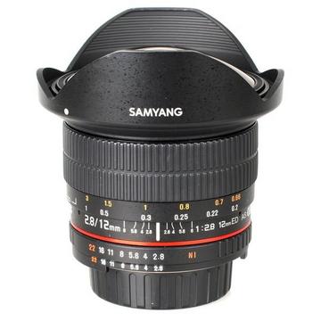 Samyang 12mm T3.1 Vdslr ed als NCS Fisheye (Nikon)