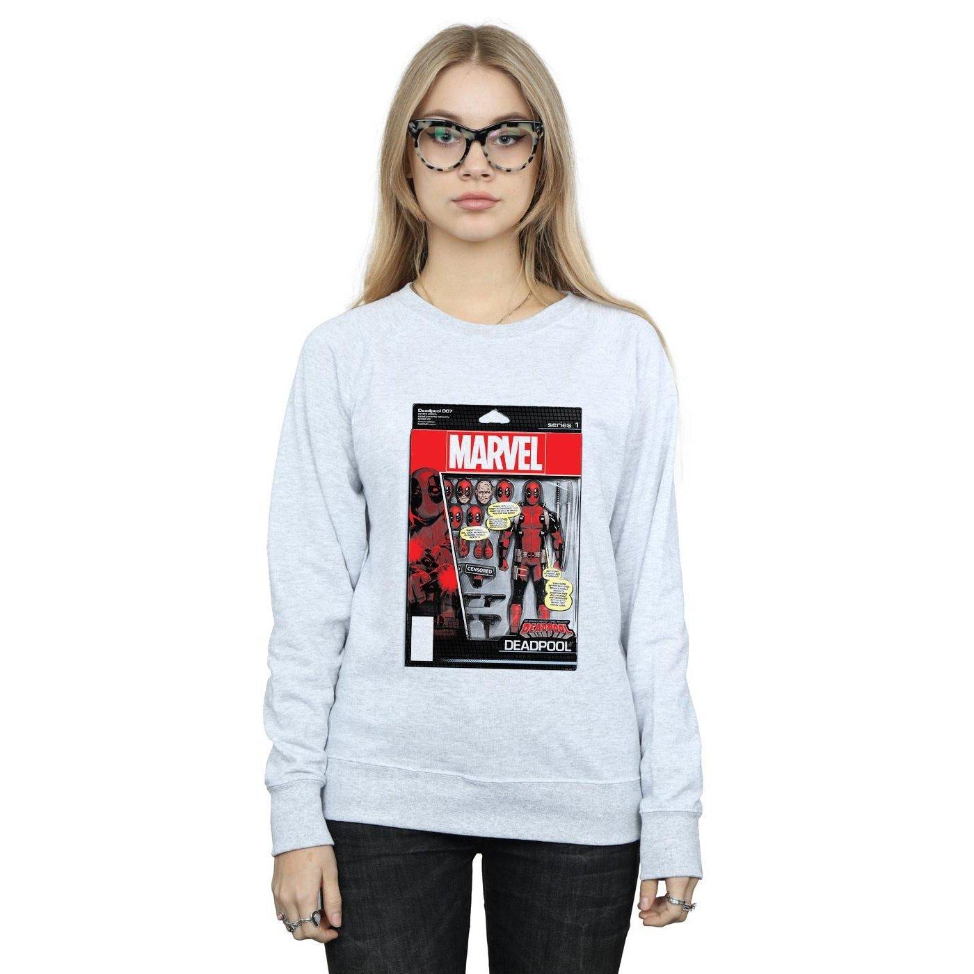 MARVEL  Deadpool Action Figure Sweatshirt 