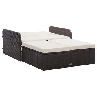 VidaXL Gartensofa, Hocker und Aufbewahrung  