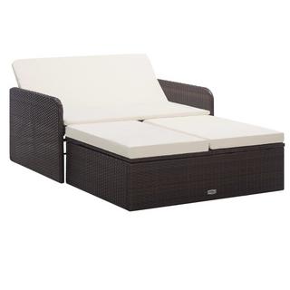 VidaXL Gartensofa, Hocker und Aufbewahrung  