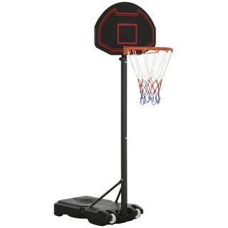 Northio  Canestro Da Basket Con Supporto Supporto Da Basket Da Esterno Regolabile In Altezza Con Ruote 195-250 Cm Adatto Per 8-14 Anni 