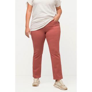 Ulla Popken  Colorjeans Mandy, weites Bein, Komfortbund, Biobaumwolle 