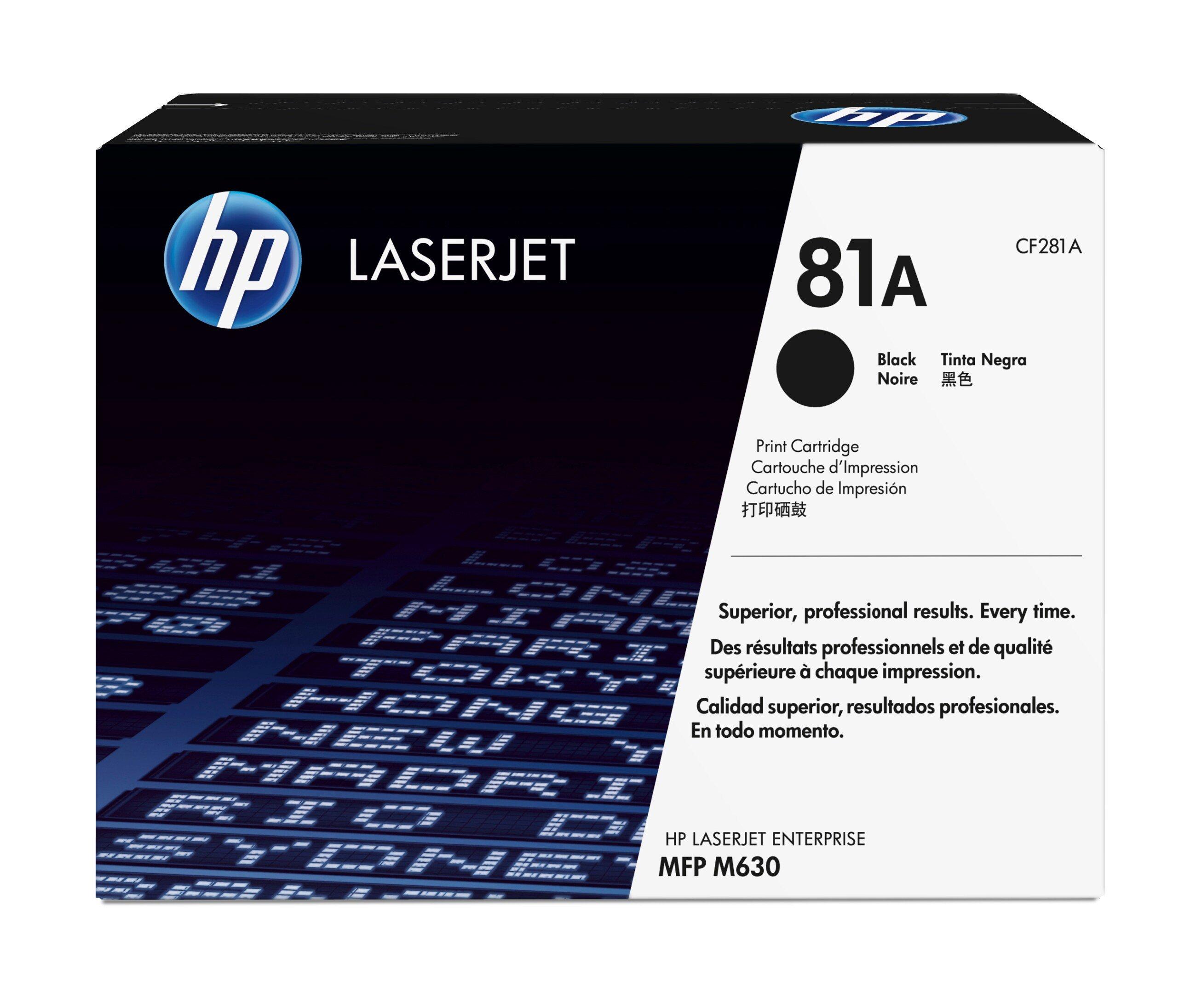 Image of Hewlett-Packard HP Toner-Modul 81A schwarz CF281A LJ Enterprise M630 10'500 S. - ONE SIZE