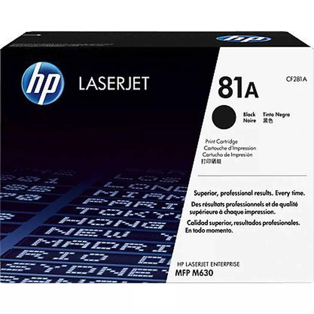Hewlett-Packard – HP Toner-Modul 81A schwarz CF281A LJ Enterprise M630 10’500 S., One Size