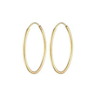 Elli  Boucles d'Oreilles Creoles Ronde Classic 