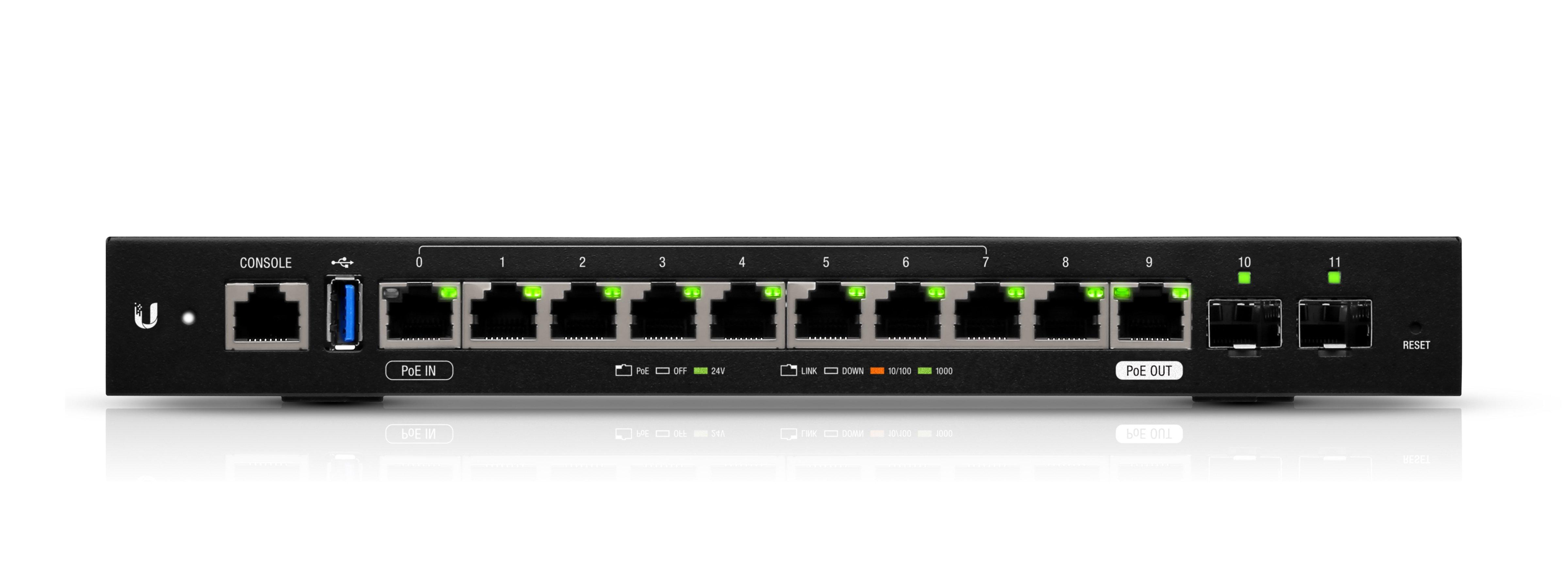 Ubiquiti Networks  EdgeRouter ER-12 Routeur connecté Gigabit Ethernet Noir 