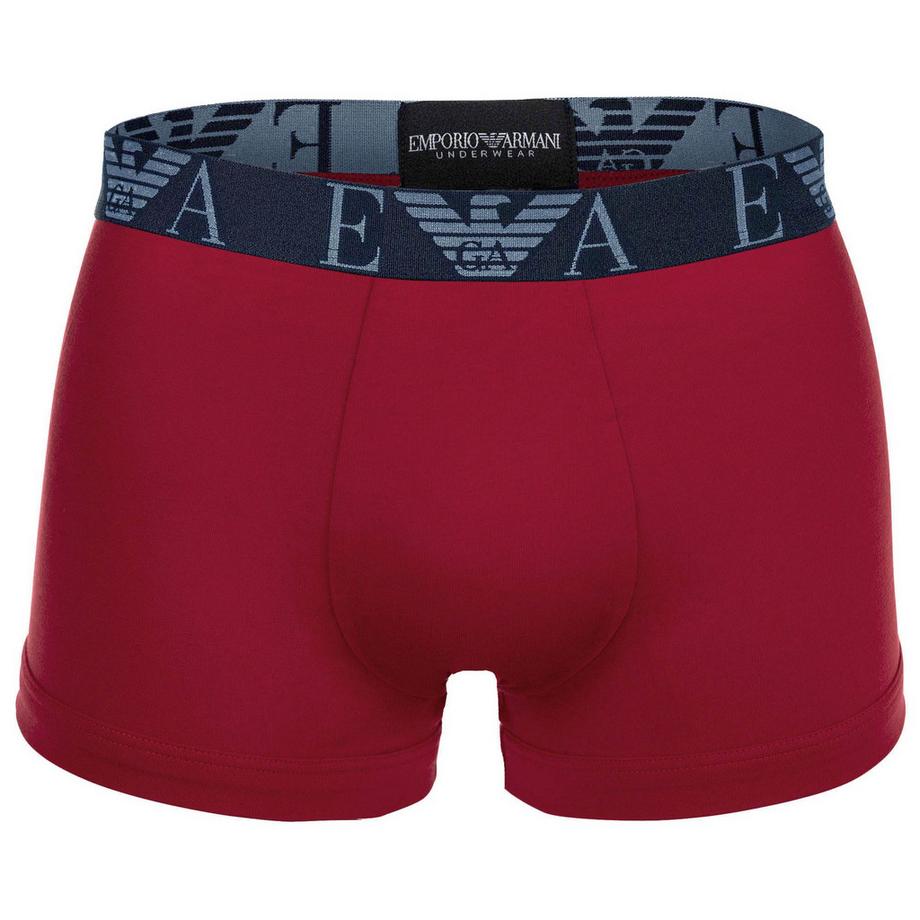 EMPORIO ARMANI Bold Monogram Figurbetonte Boxershorts 3er Pack  