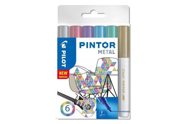 Pilot PILOT Marker Pintor Set Metallic M S6/0517450 6 Stifte  