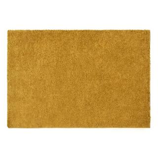 Vente-unique  Tapis shaggy à poils longs - 120 x 170 cm - Jaune moutarde - MILINIO 