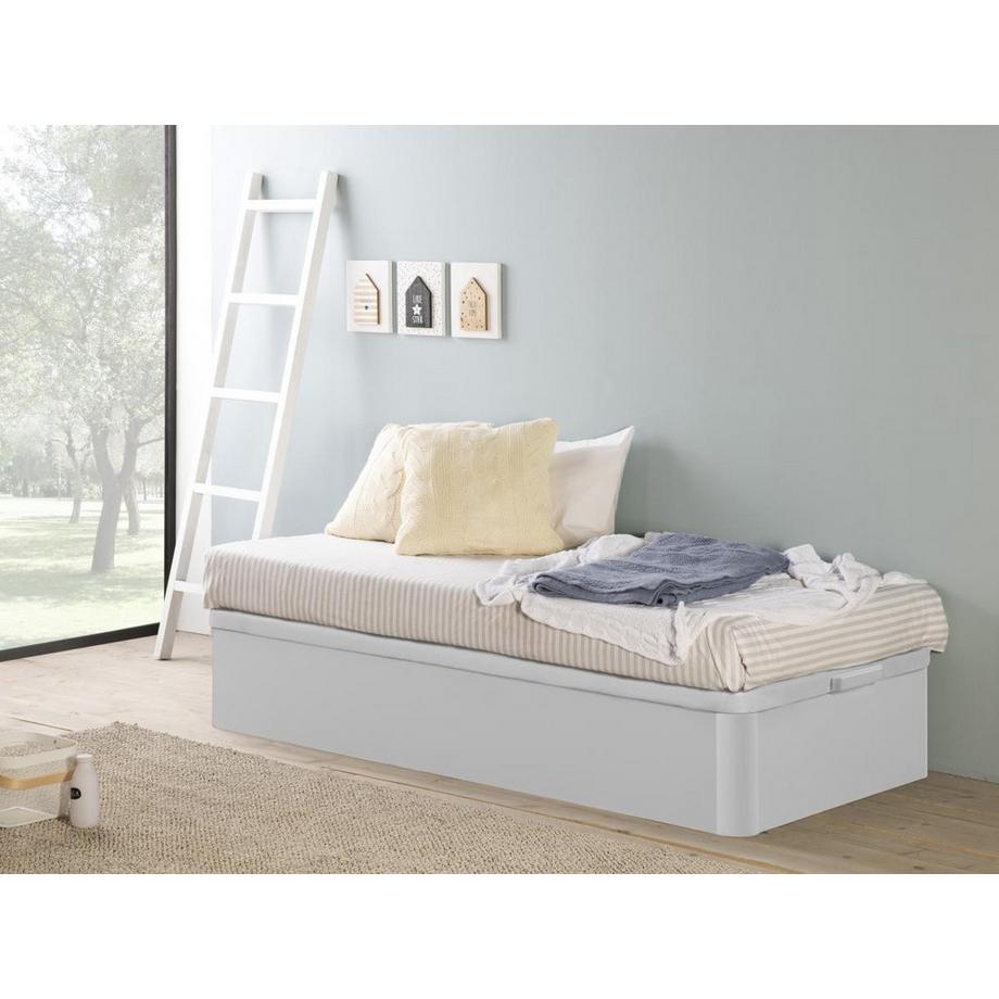 Ysmée Rete letto contenitore Bianco opaco HESTIA di DREAMEA PLAY  