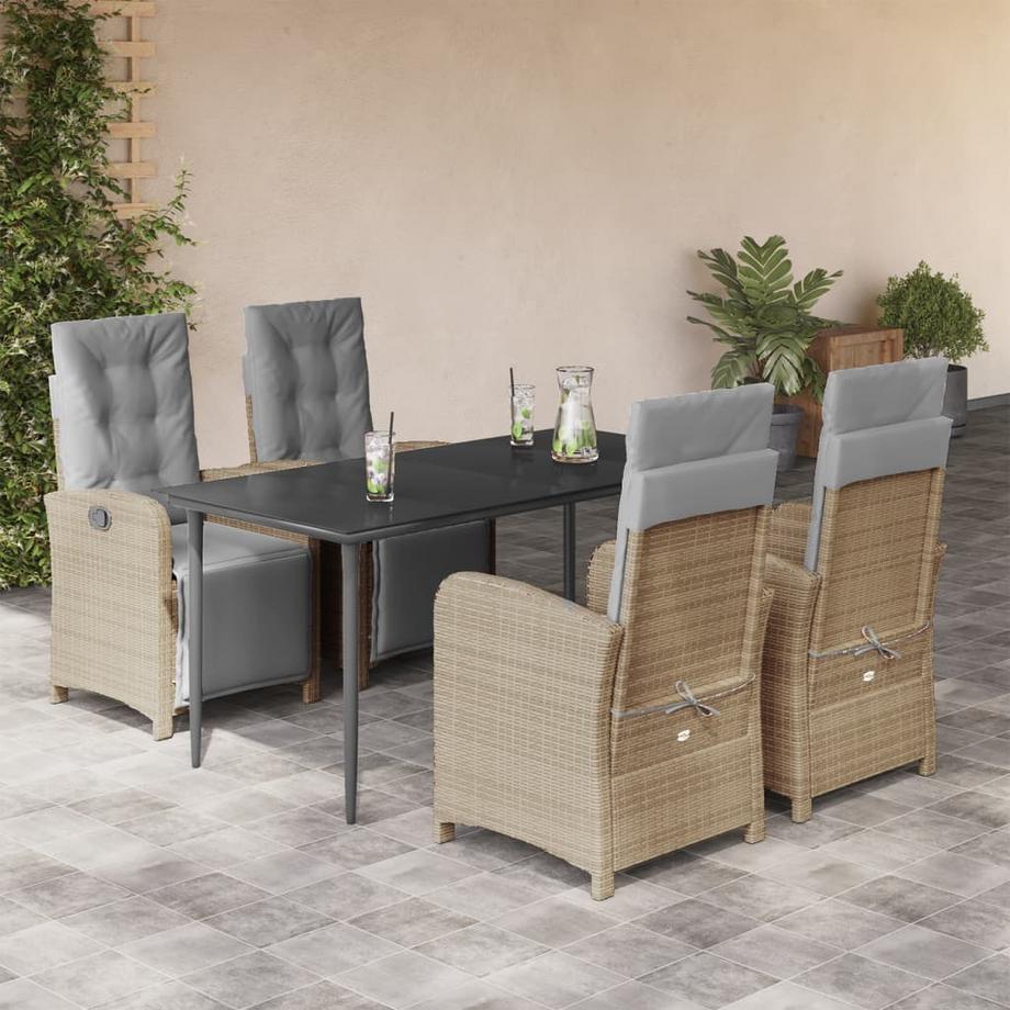 VidaXL Garten essgruppe poly-rattan  