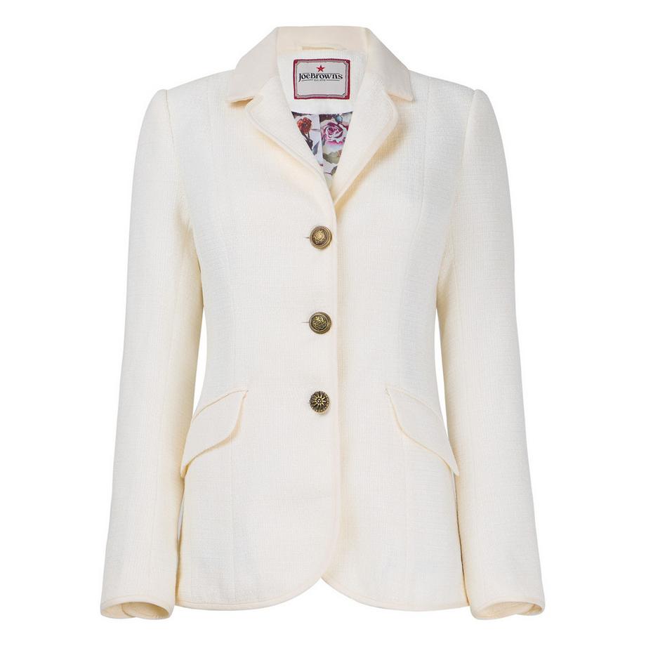 Joe Browns Veste Col Rond Patte de Boutonnage  