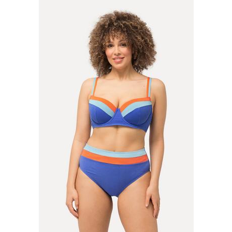 Ulla Popken Glitzer D-Cup Bikini Softcups Bügel Doppelträger  