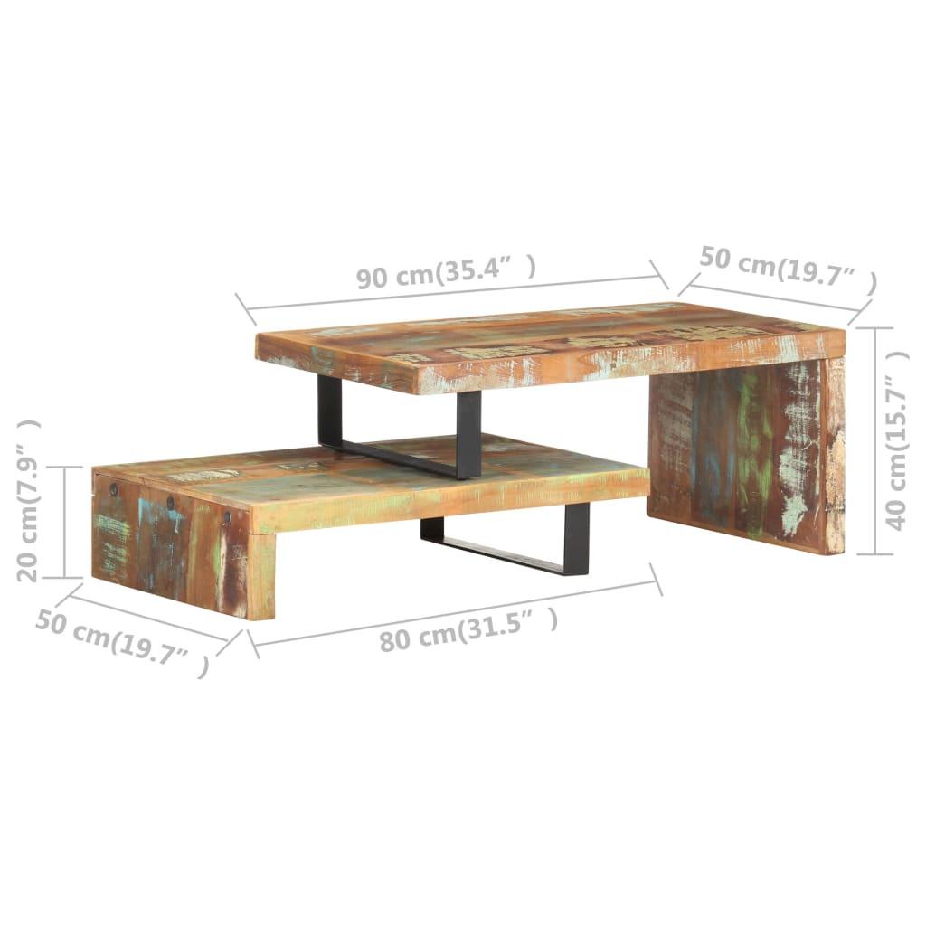 VidaXL Table basse bois  