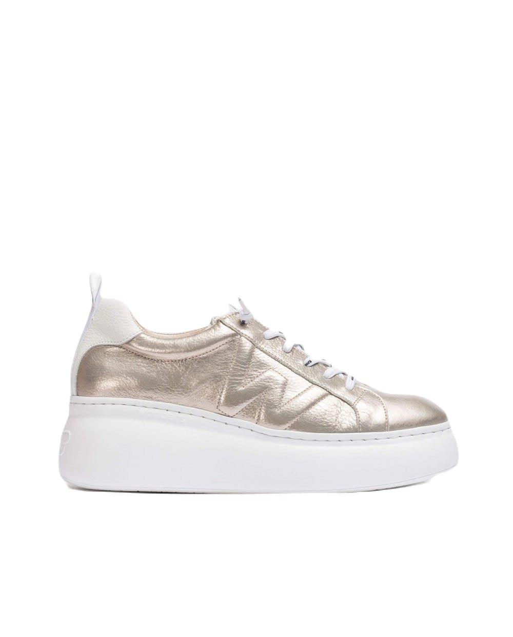 Image of Dorita - Leder Sneaker Damen Gold 35