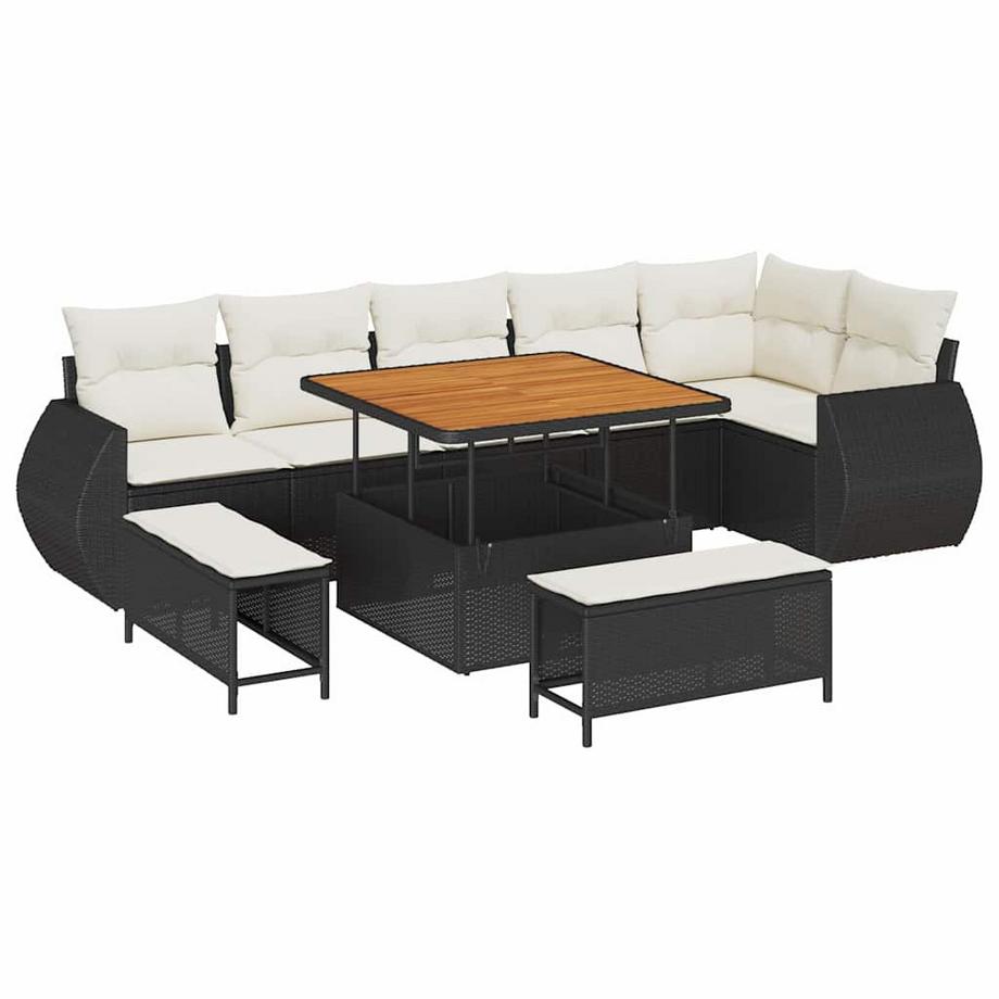 Set Divano da Giardino Polyrattan