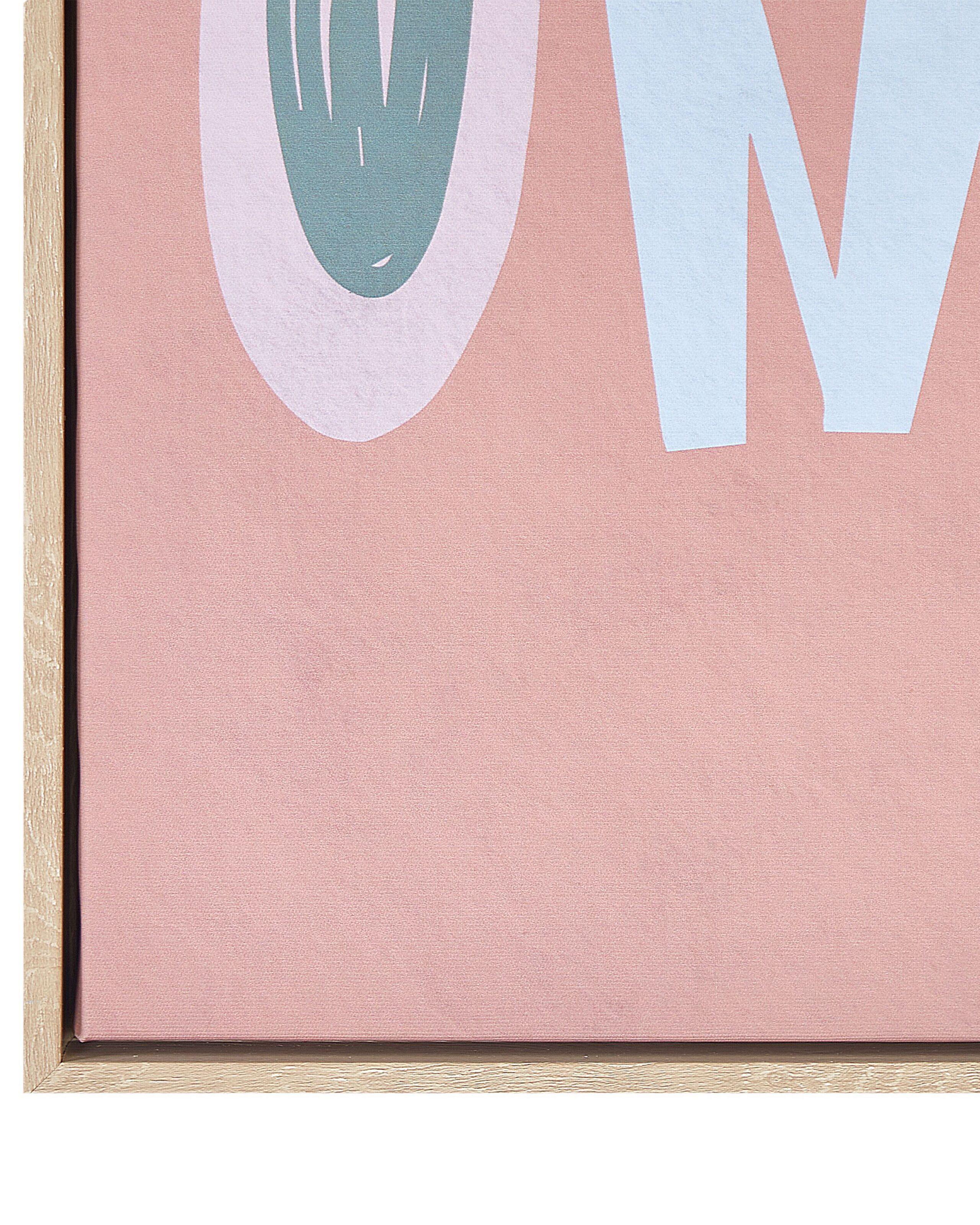 Beliani Imprimé sur toile en Tissu Moderne TAURISANO  