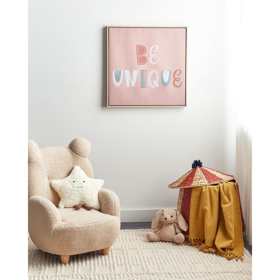 Beliani Stampa su tela en Tessuto Moderno TAURISANO  