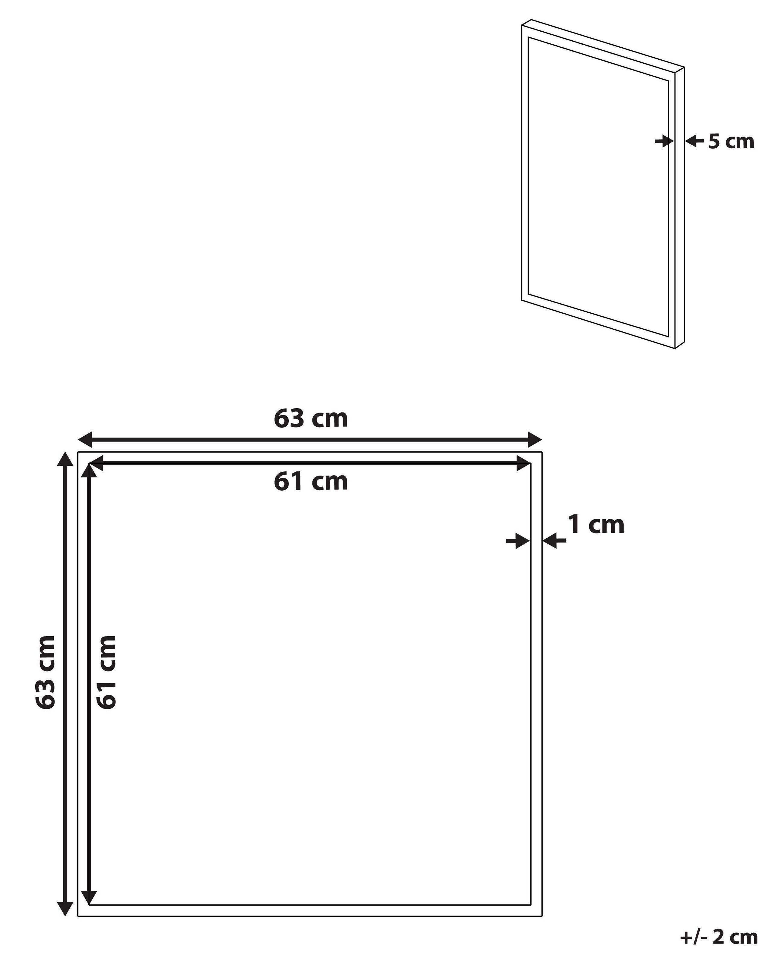 Beliani Canvas aus Polyester Modern TAURISANO  