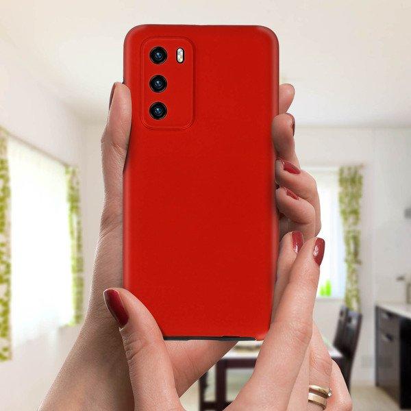 Avizar  Coque intégrale Huawei P40 Rouge 