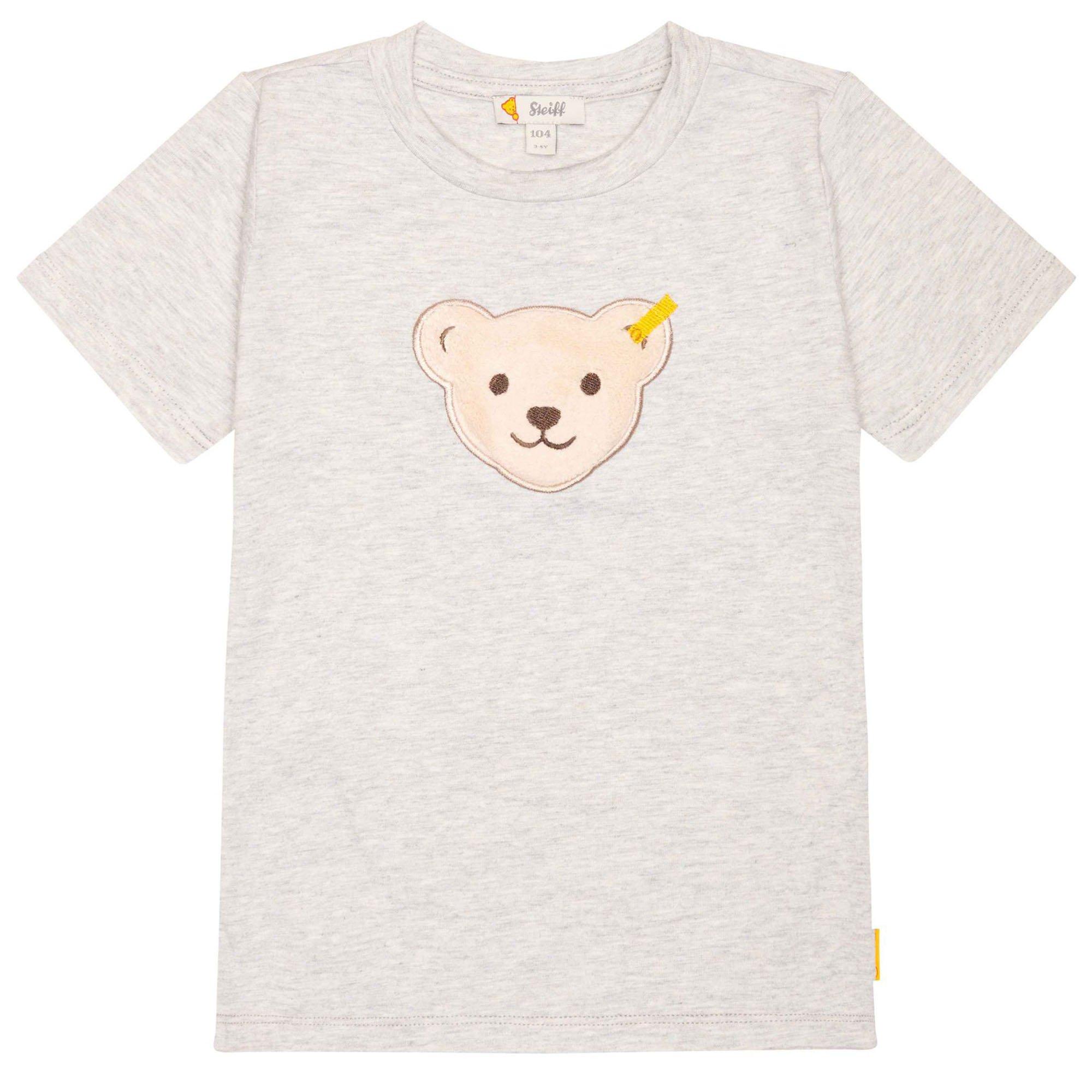 Image of T-shirt Bequem Sitzend Mädchen Taubengrau 128