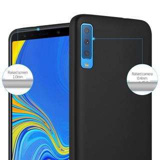 Cadorabo  Housse compatible avec Samsung Galaxy A7 2018 - Coque de protection en silicone TPU flexible 