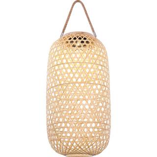 mutoni Lampe solaire en bambou naturel 1xLED  