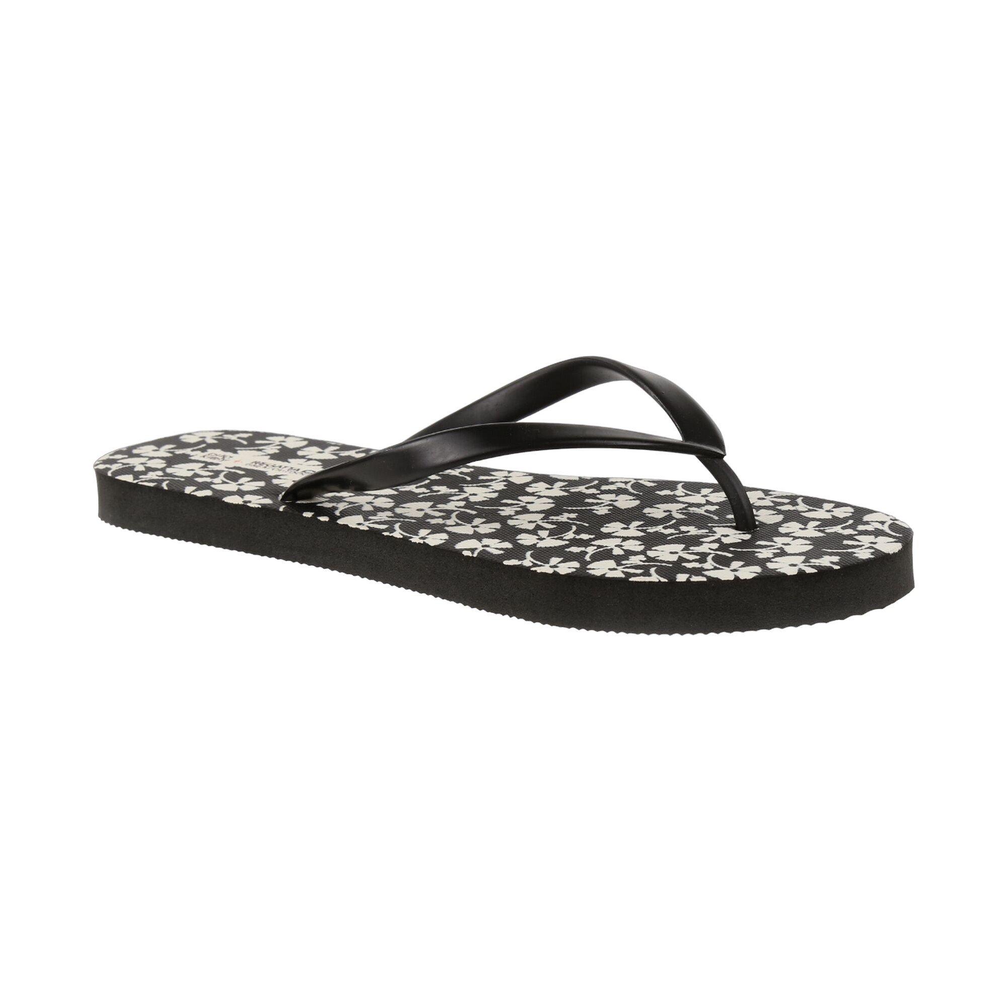 Image of Flipflops Orla Kiely, Petersilie Damen Schwarz 36