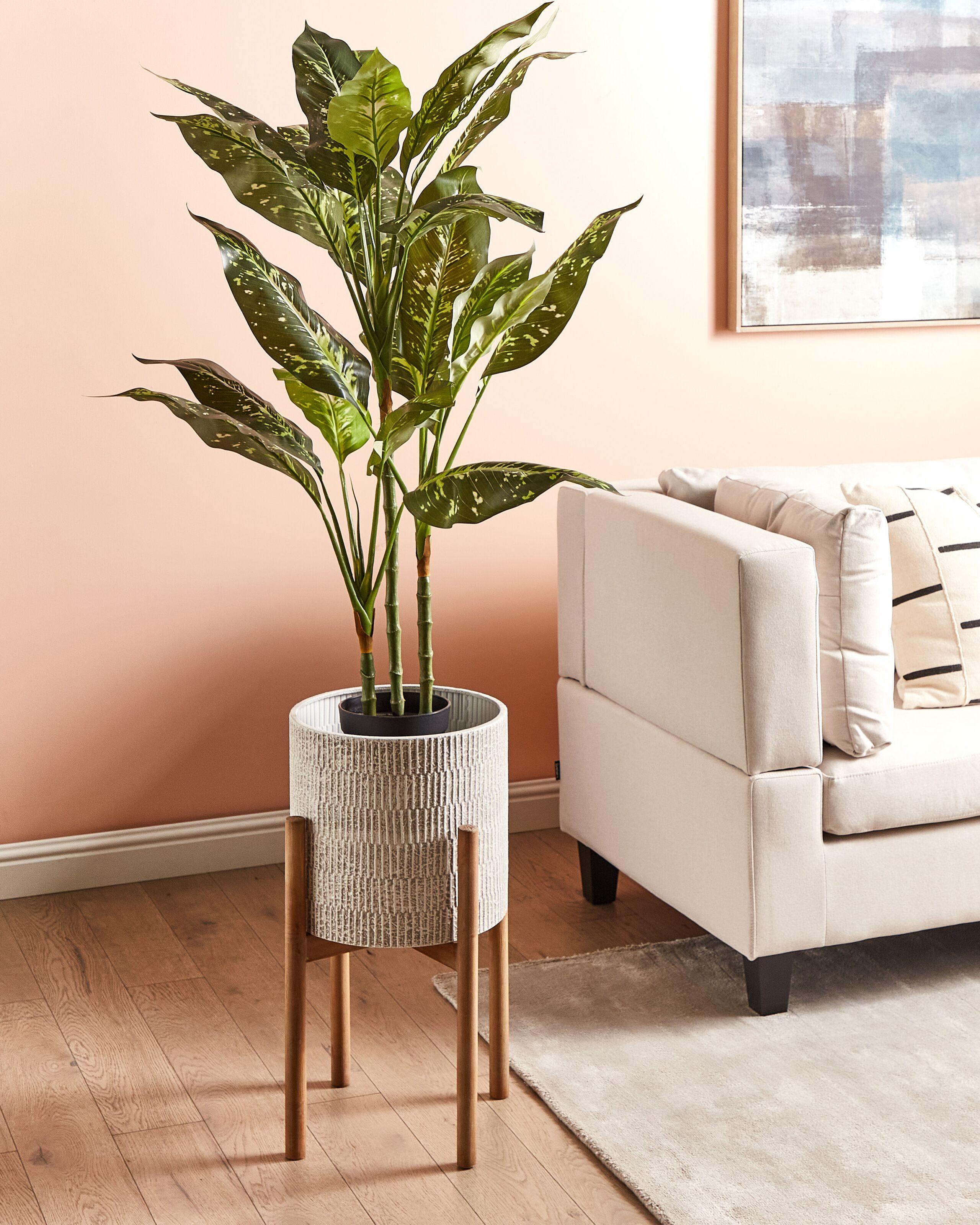 Beliani Blumentopf mit Beinen aus Eisen Modern PINSAPO  