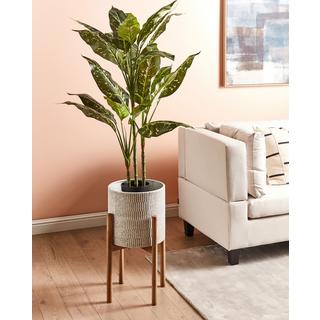 Beliani Blumentopf mit Beinen aus Eisen Modern PINSAPO  