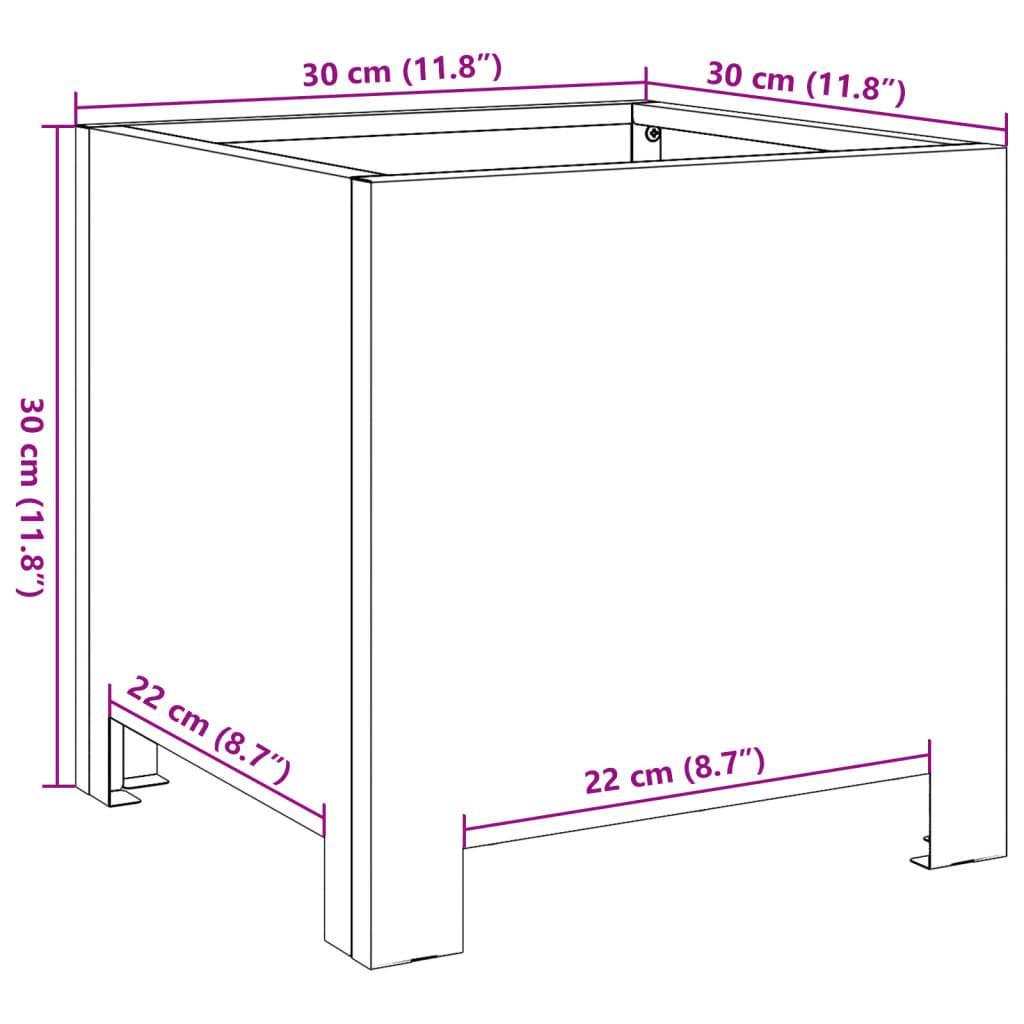 VidaXL Jardinière acier  