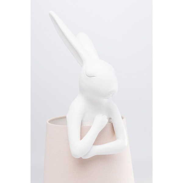 KARE Design Lampada da tavolo Animal Rabbit White  