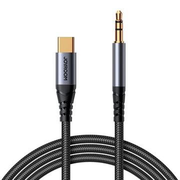 Joyroom USB-C auf 3,5 mm AUX-Kabel, 1,2 m – Schwarz