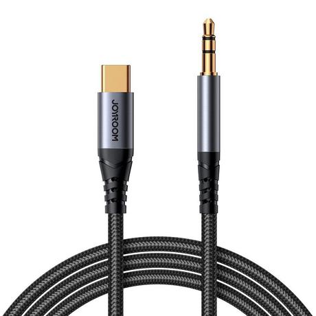 Joyroom  Câble Joyroom USB-C vers AUX 3,5 mm, 1,2 m - Noir 