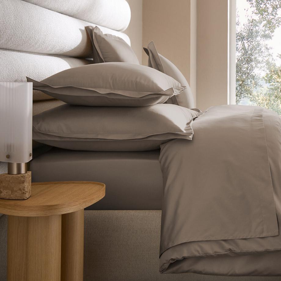 Taie d'oreiller en satin de coton