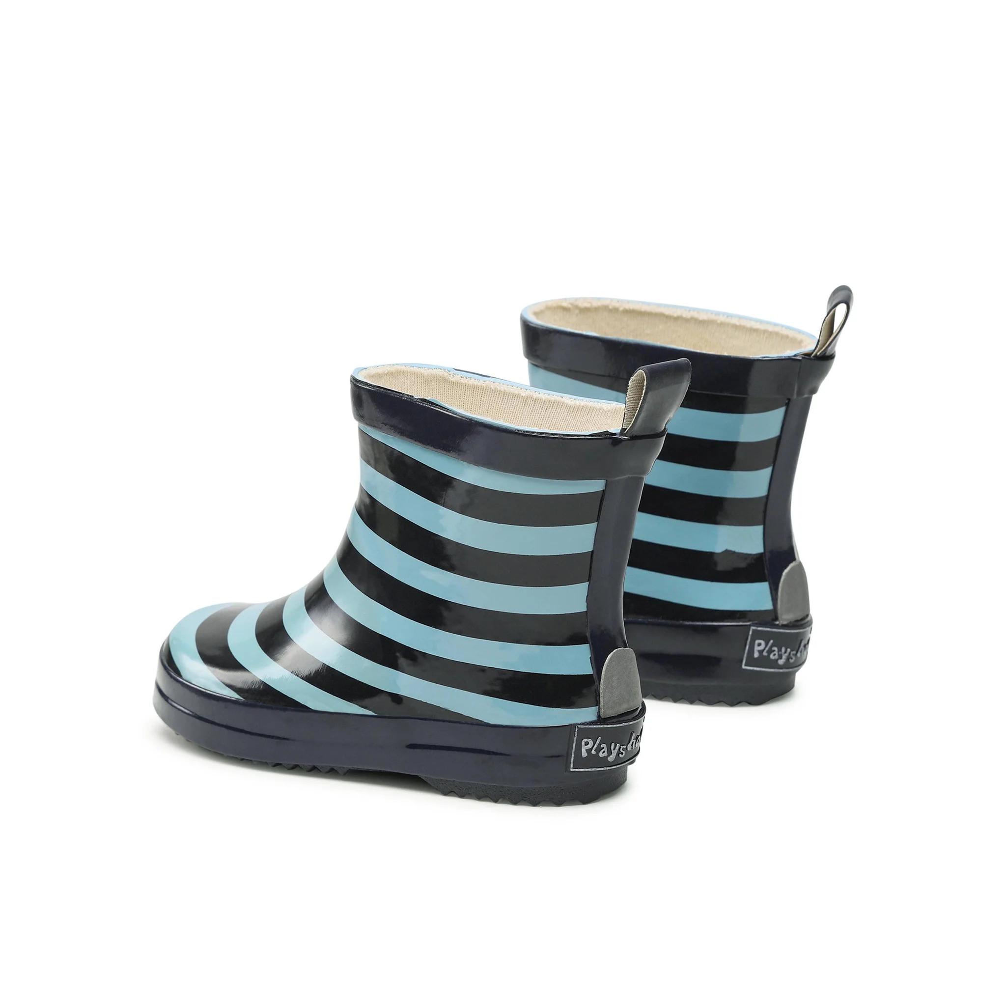 Playshoes  baby-gummistiefel low stripes 