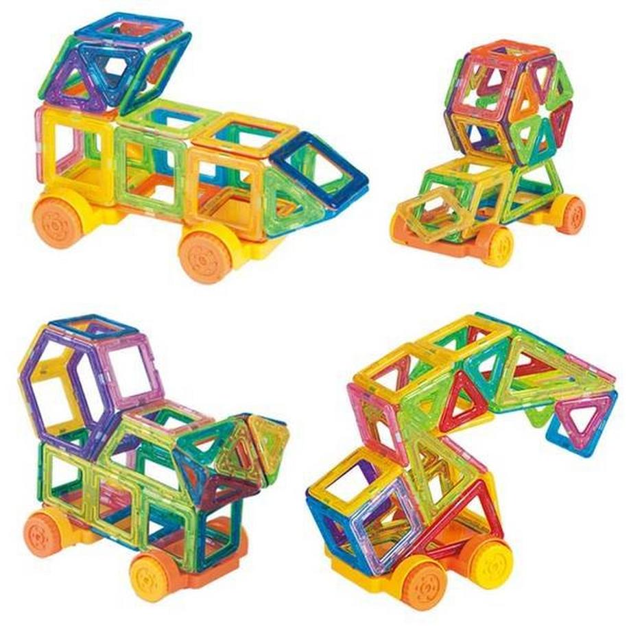 Gameloot  Magnetische Bauteile - Ein perfektes Geschenk für Kinder (82 Stück) 