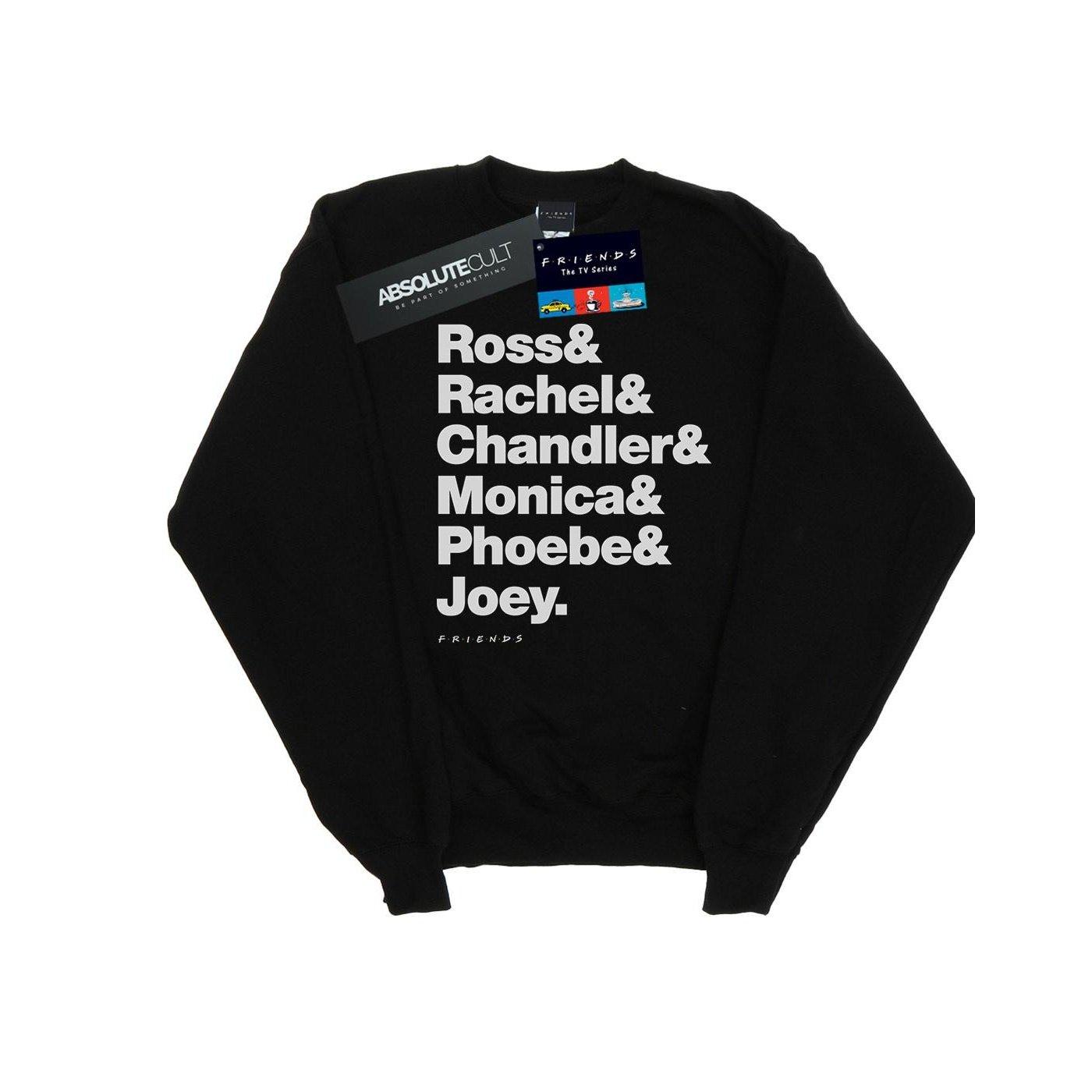 Image of First Names Text Sweatshirt Mädchen Schwarz 152-158