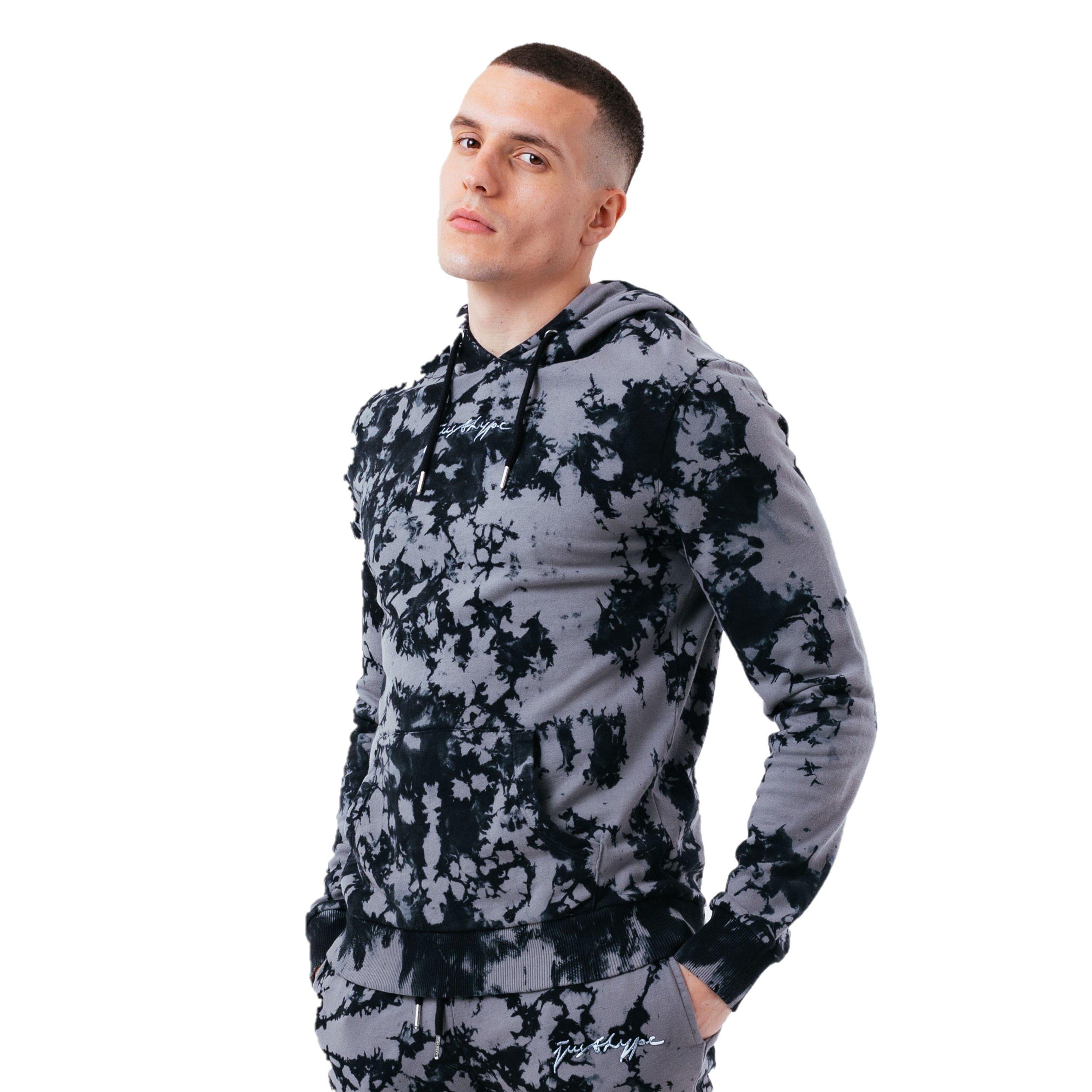 Image of Scribble Kapuzenpullover Herren Grau S