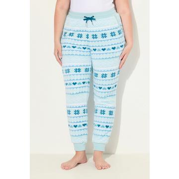 Pantalon d'intérieur, motif norvégien et taille élastique, matière recyclée