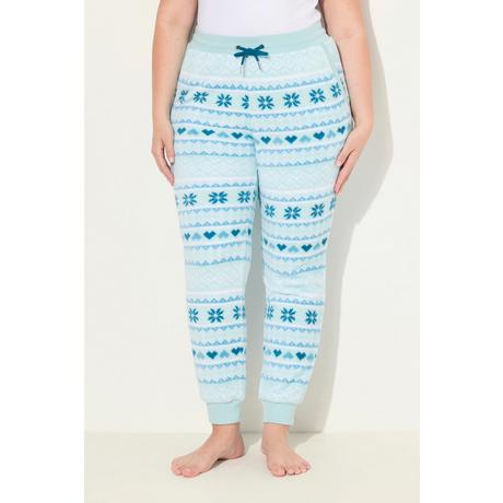 Ulla Popken  Pantalon d'intérieur, motif norvégien et taille élastique, matière recyclée 