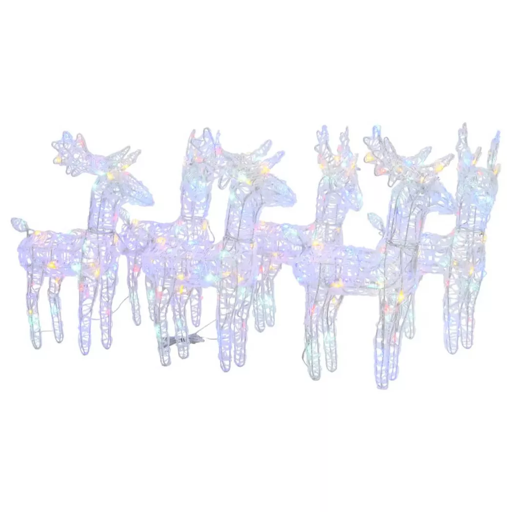 VidaXL - Renne de noël, One Size, Multicolor