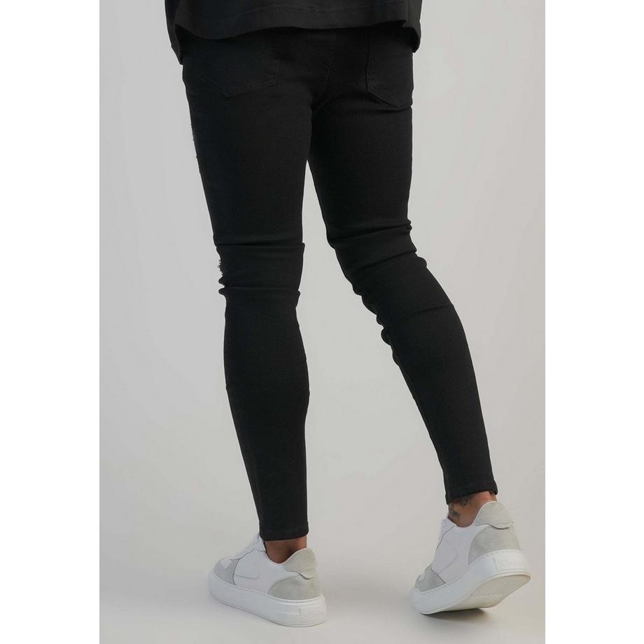 Sik Silk Distressed Skinny Jeans  
