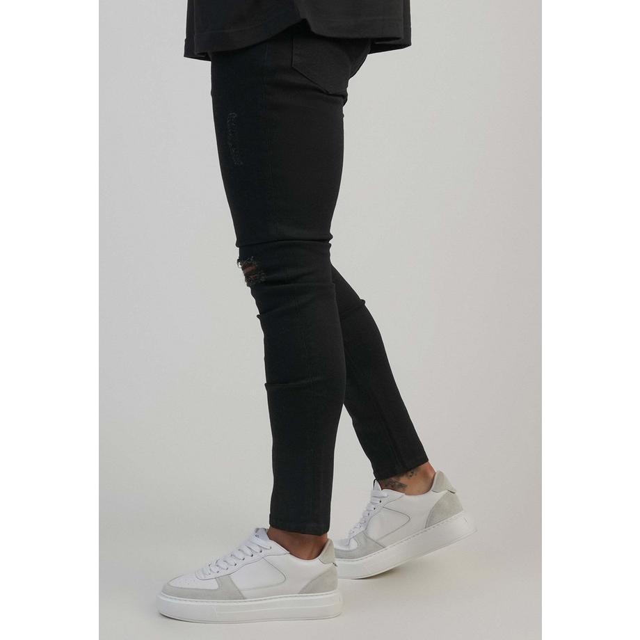 Sik Silk Distressed Skinny Jeans  