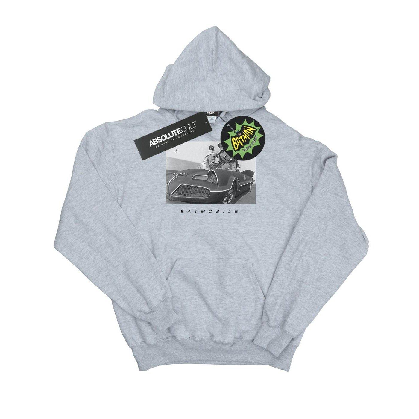 Image of Batman Tv Series Batmobile Kapuzenpullover Mädchen Grau 140/146